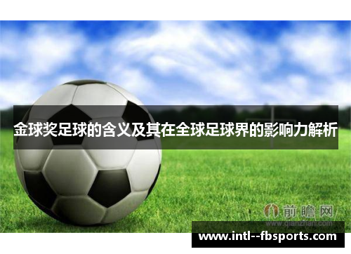金球奖足球的含义及其在全球足球界的影响力解析 金球奖足球的含义及其在全球足球界的影响力解析
