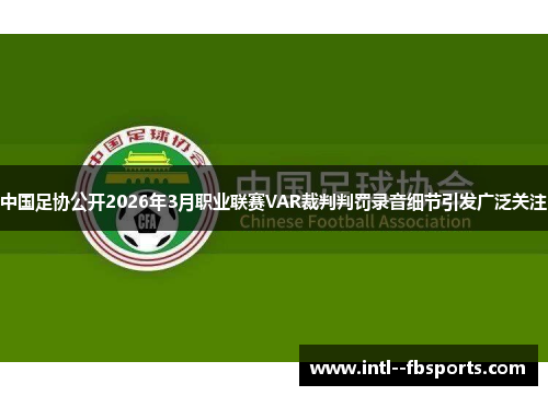 中国足协公开2026年3月职业联赛VAR裁判判罚录音细节引发广泛关注
